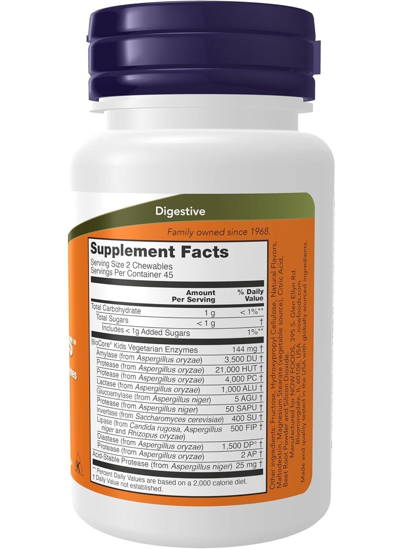 now ChewyZymes, Broad Spectrum Chewable Enzymes, Berry Flavor, 90 Chewables - Image 2
